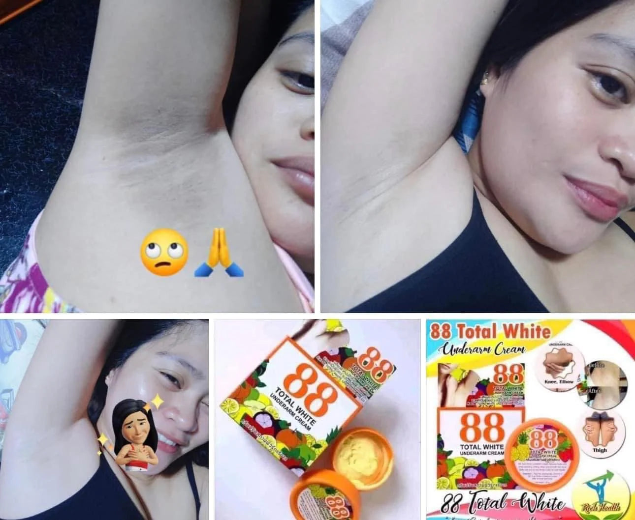 88 Total white underarm cream