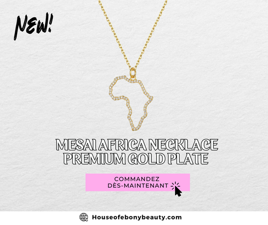 MESAI AFRICA NECKLACE PREMIUM GOLD PLATE