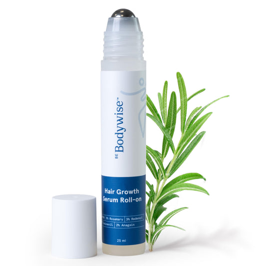 Be Bodywise Rosemary Hair Growth Serum (Roll On) | 3% Redensyl & 2% Anagain | Hair fall control serum for Women & Me