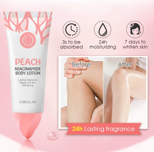 GMEELAN Peach Niacinamide Whitening Cream Glowing Smoothing Lasting 50g