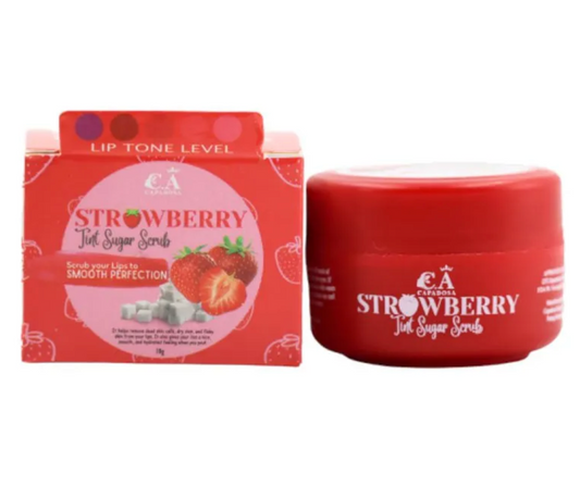 CAPADOSA Strawberry lip Tint Sugar Scrub 10g