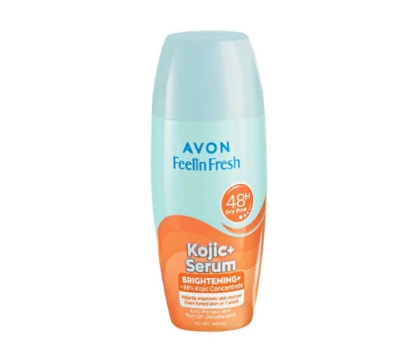 AVON ROLL ON FEELIN FRESH KOJIC+SERUM BRIGHTENING 40ML